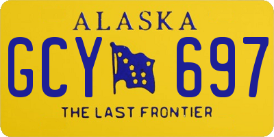 AK license plate GCY697