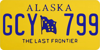 AK license plate GCY799