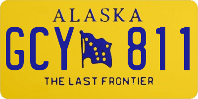 AK license plate GCY811