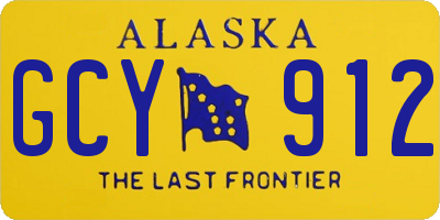 AK license plate GCY912