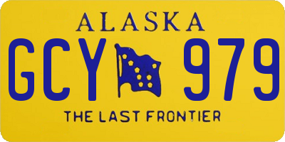 AK license plate GCY979