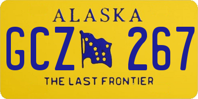AK license plate GCZ267