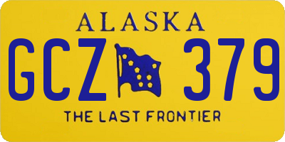 AK license plate GCZ379