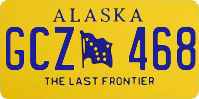 AK license plate GCZ468