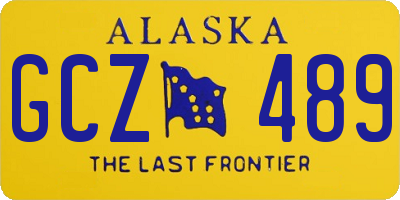 AK license plate GCZ489