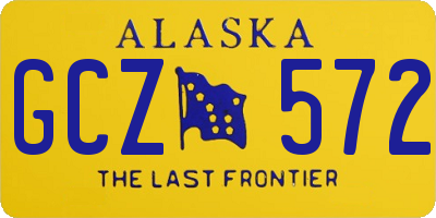 AK license plate GCZ572