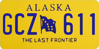 AK license plate GCZ611