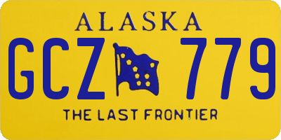 AK license plate GCZ779