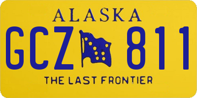 AK license plate GCZ811