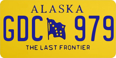 AK license plate GDC979