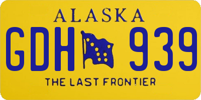 AK license plate GDH939