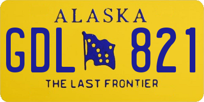 AK license plate GDL821