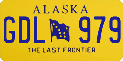 AK license plate GDL979