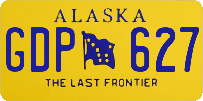 AK license plate GDP627