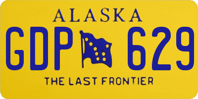 AK license plate GDP629