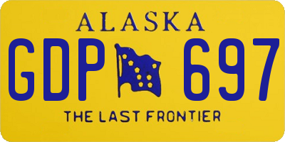 AK license plate GDP697
