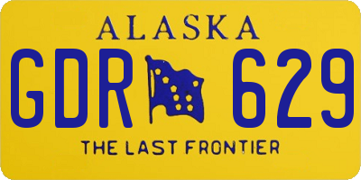 AK license plate GDR629