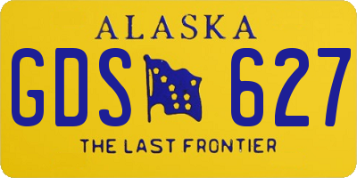AK license plate GDS627