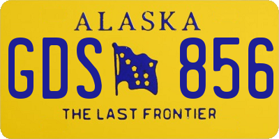 AK license plate GDS856