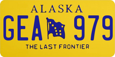 AK license plate GEA979