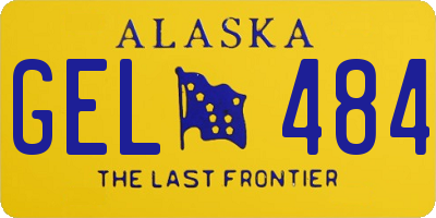 AK license plate GEL484