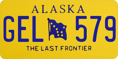 AK license plate GEL579