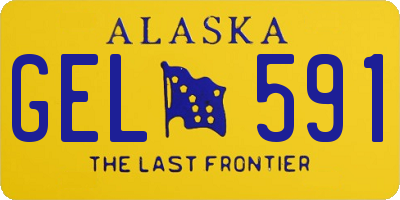 AK license plate GEL591