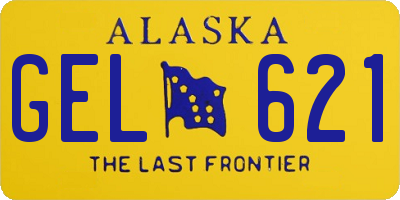 AK license plate GEL621