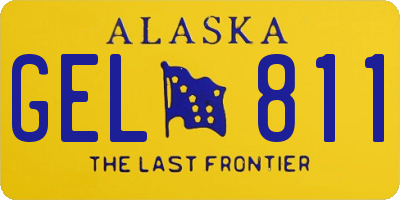 AK license plate GEL811