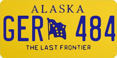 AK license plate GER484