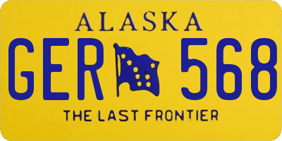 AK license plate GER568