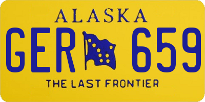 AK license plate GER659