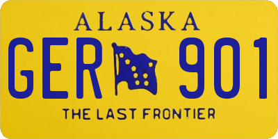 AK license plate GER901