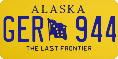 AK license plate GER944