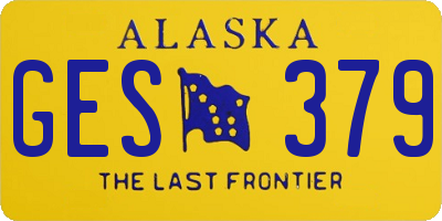 AK license plate GES379