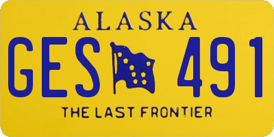 AK license plate GES491