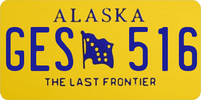 AK license plate GES516