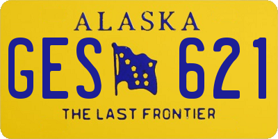 AK license plate GES621