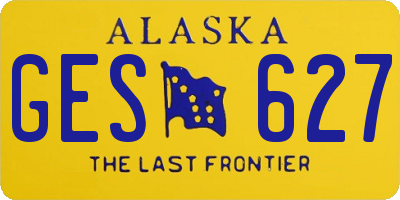 AK license plate GES627