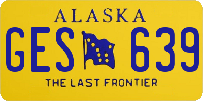 AK license plate GES639