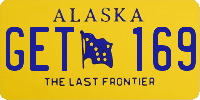 AK license plate GET169