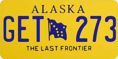 AK license plate GET273