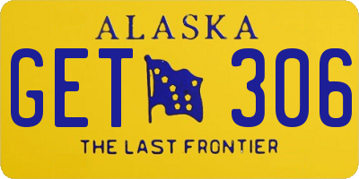 AK license plate GET306