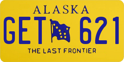 AK license plate GET621