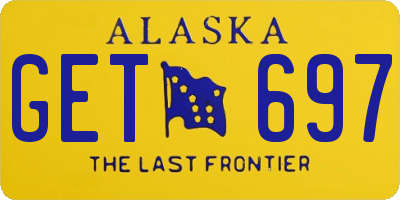 AK license plate GET697