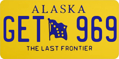 AK license plate GET969