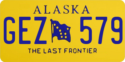 AK license plate GEZ579