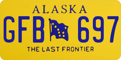 AK license plate GFB697