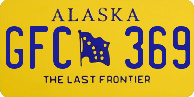 AK license plate GFC369