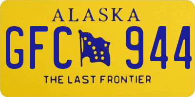 AK license plate GFC944